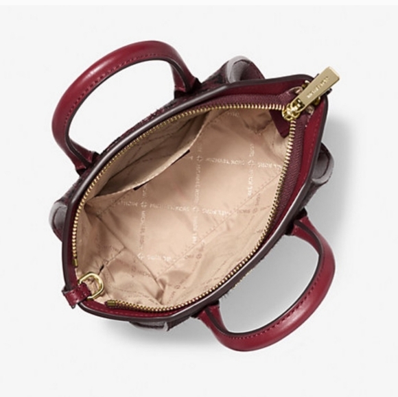 Michael Kors X-Small Oxblood Avril Satchel - Picture 4 of 4